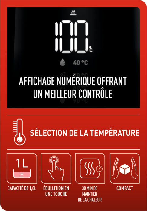 BOUILLOIRE SMART N LIGHT 1 L