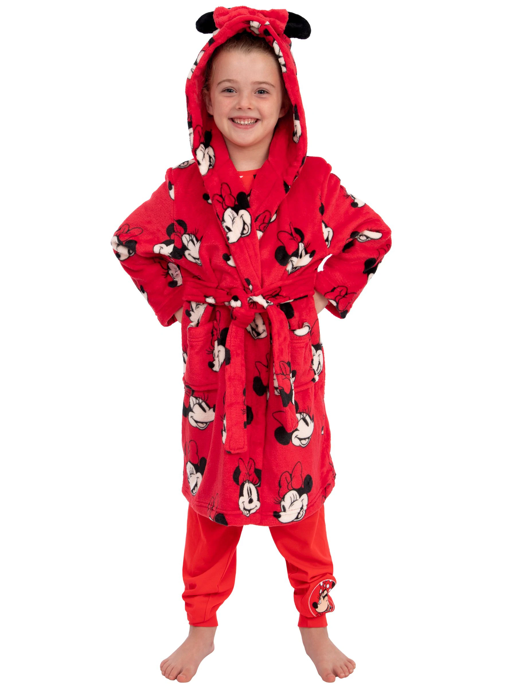 Character Disney Minnie Mouse Dressing 3D Ears And Bow Gown
