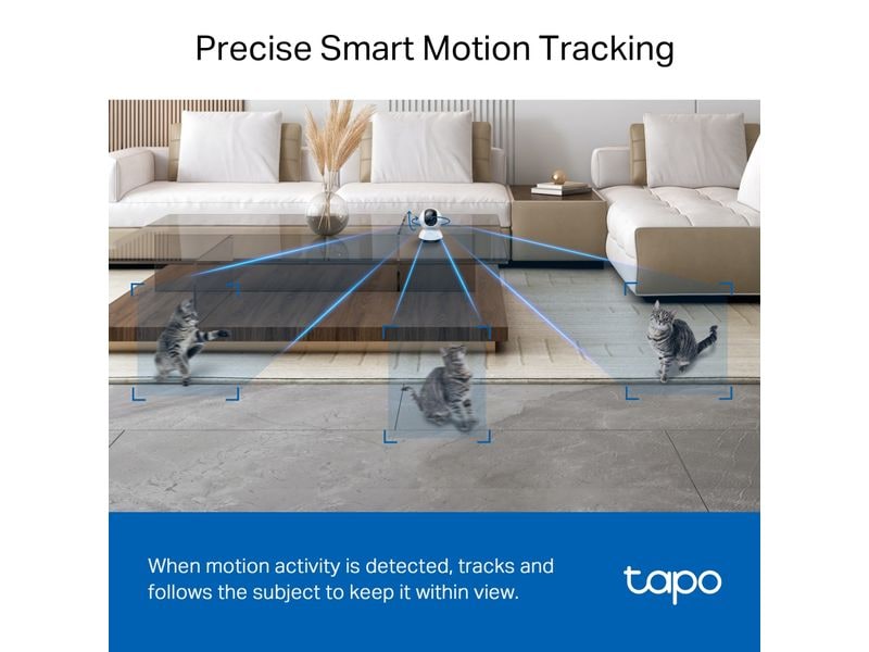 TP-Link Netzwerkkamera Tapo C220 Schwenken/Neigen AI Home Security Wi-Fi Kamera