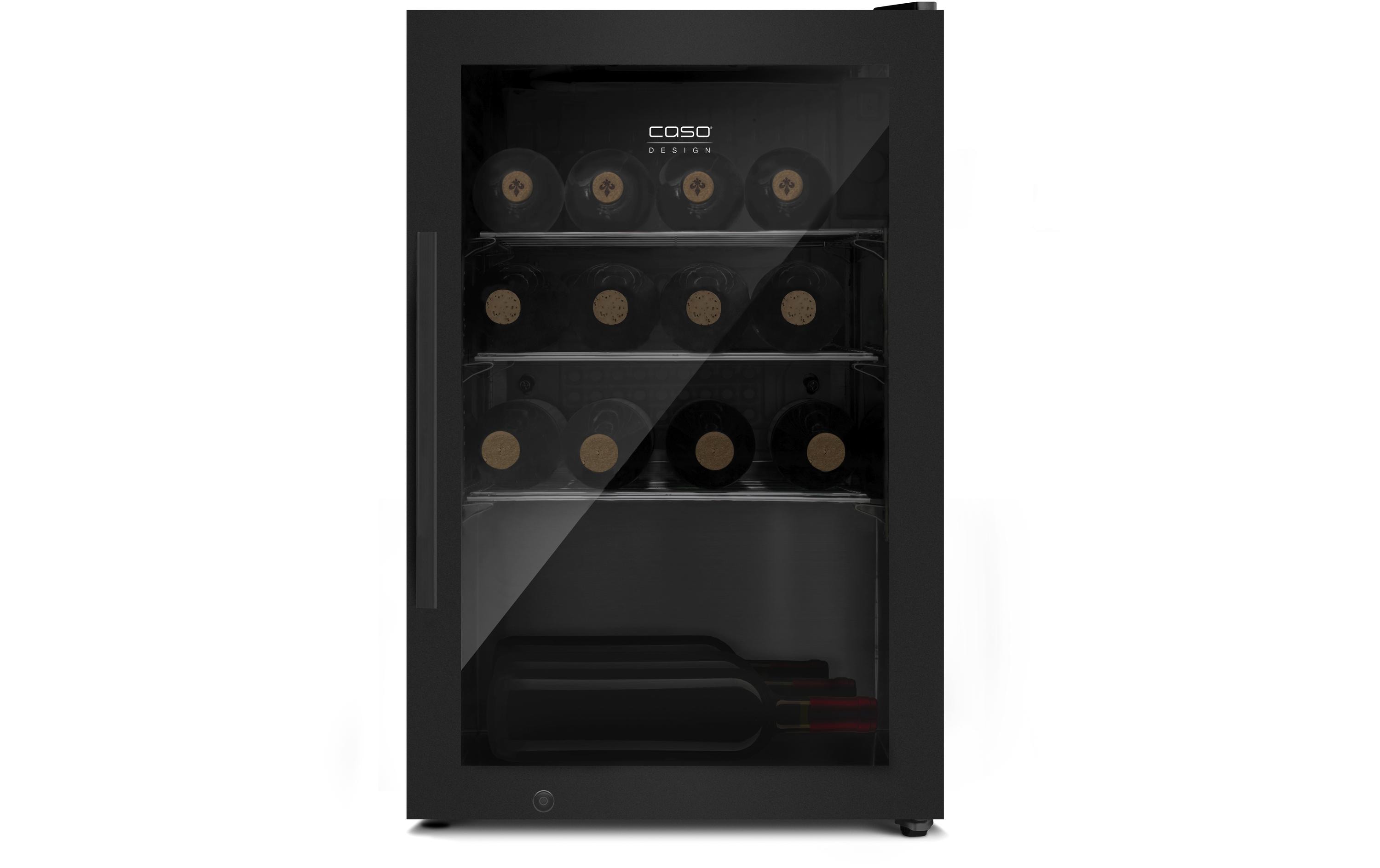 Weinkühlschrank Barbecue Cooler R Schwarz, Rechts<br>Freistehender Weinklimaschrank mit Kompressortechnik
