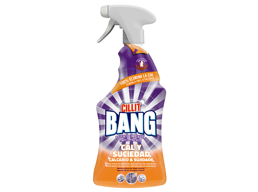 LIMPA MULTISUPERFÍCIES CILLIT BANG CALCÁRIO E SUJIDADE 500ML