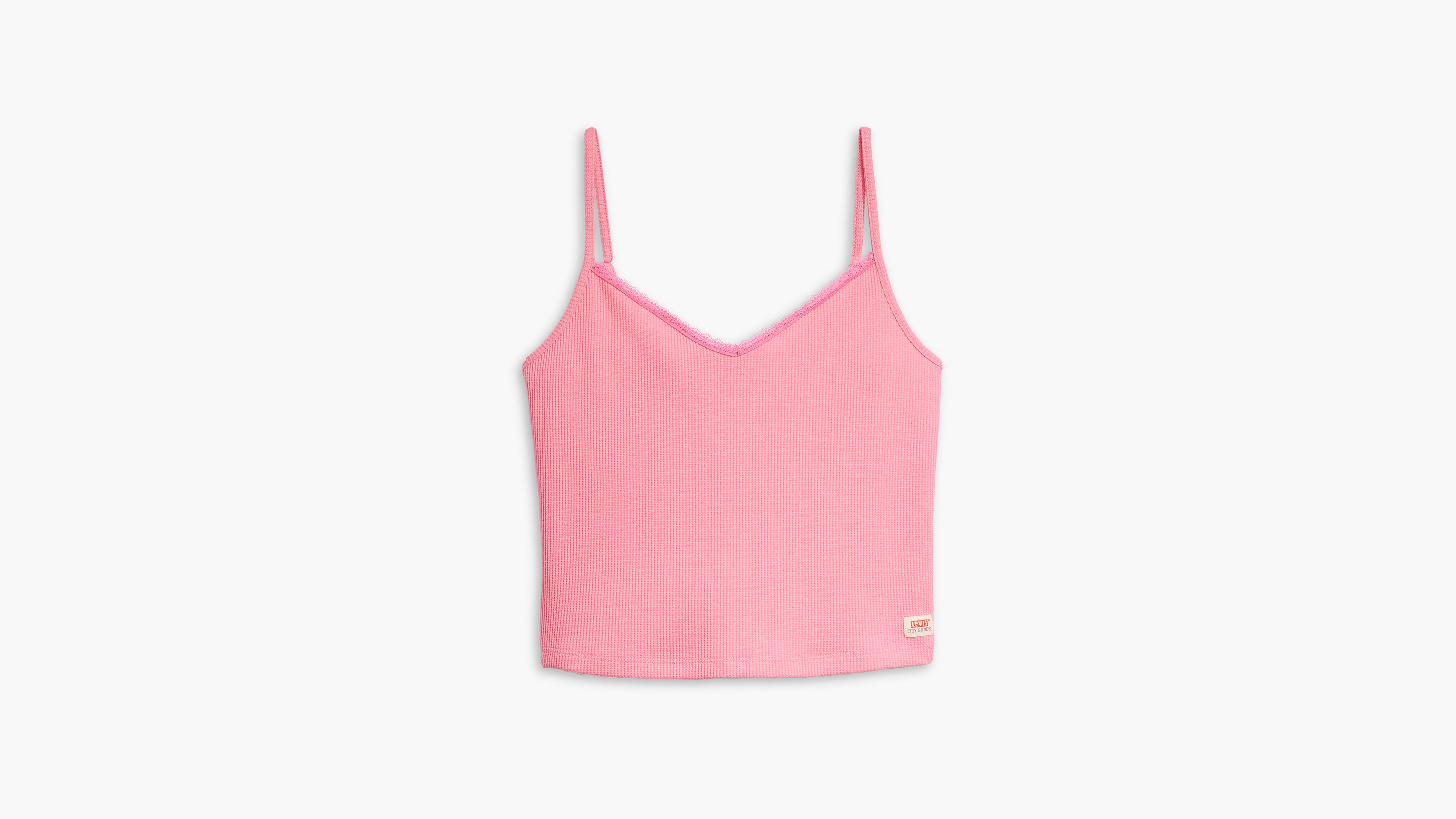 Dry Goods débardeur maille gaufrée - Tameless Rose - Rose