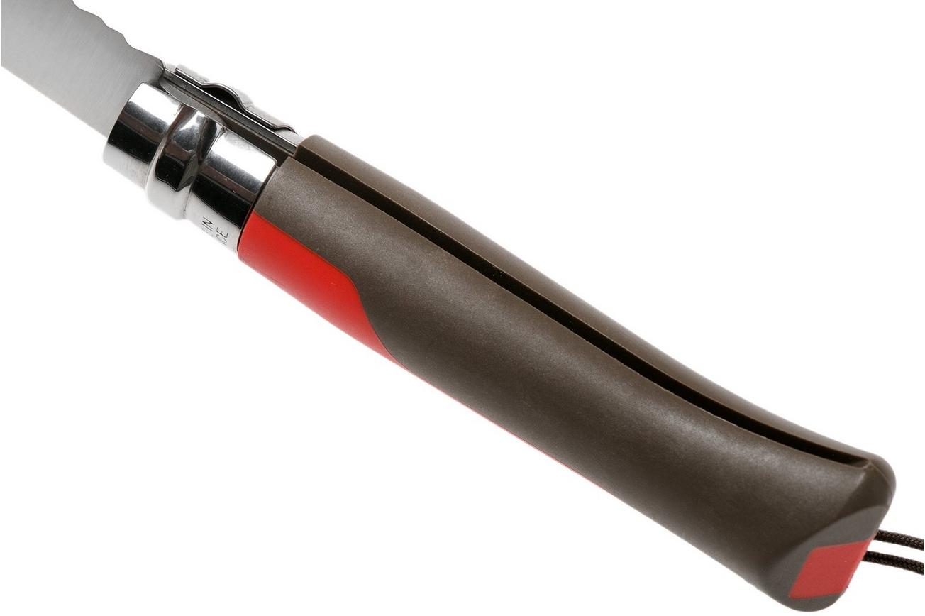 Opinel zakmes Outdoor No. 08 zakmes, Earth Red