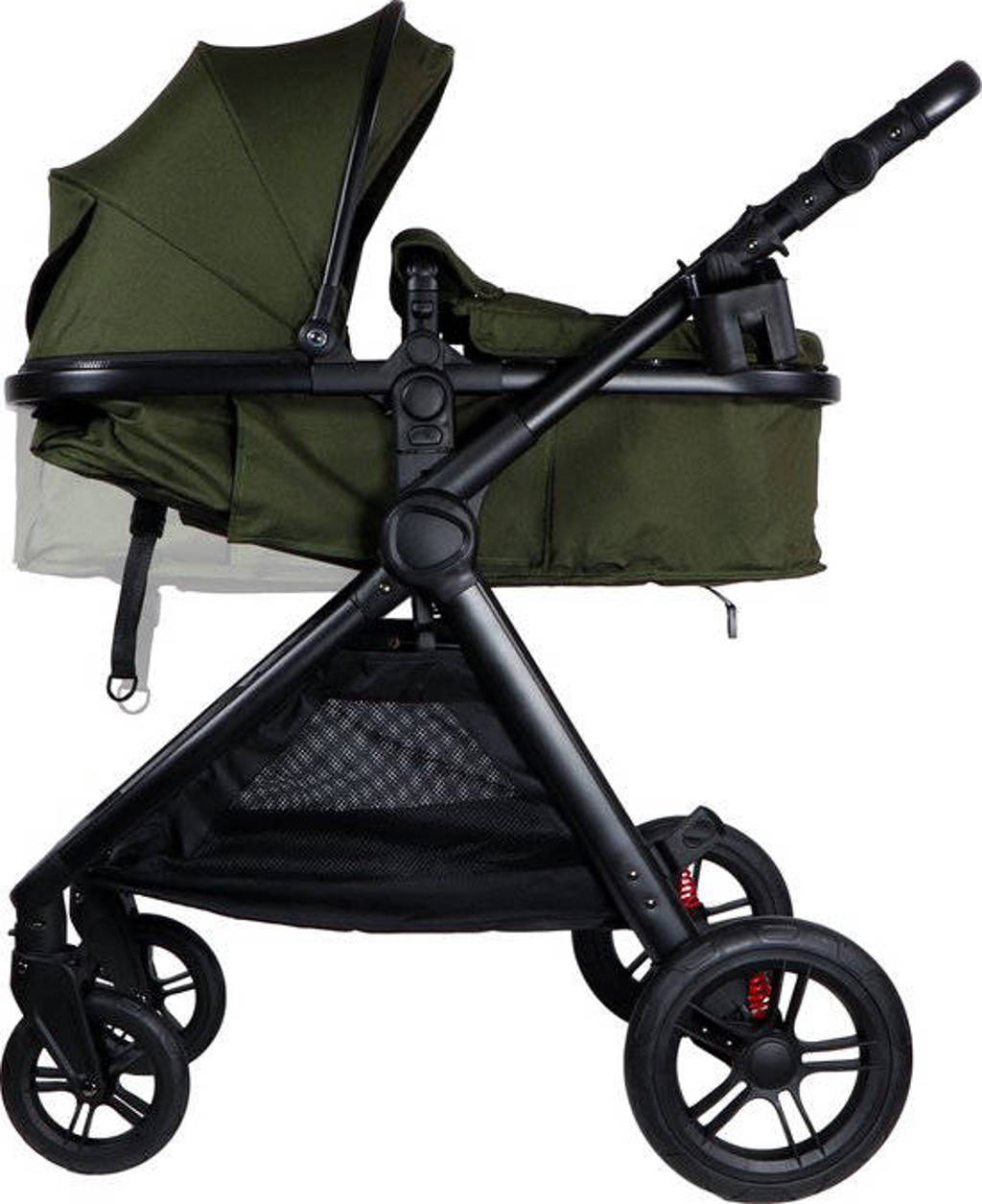 3-in-1 Stroller Liam Black/Forest Green