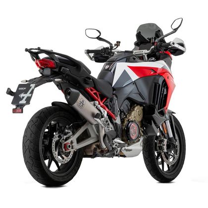 Silencieux Arrow VELOCE EMBOUT CARBONE - Gris