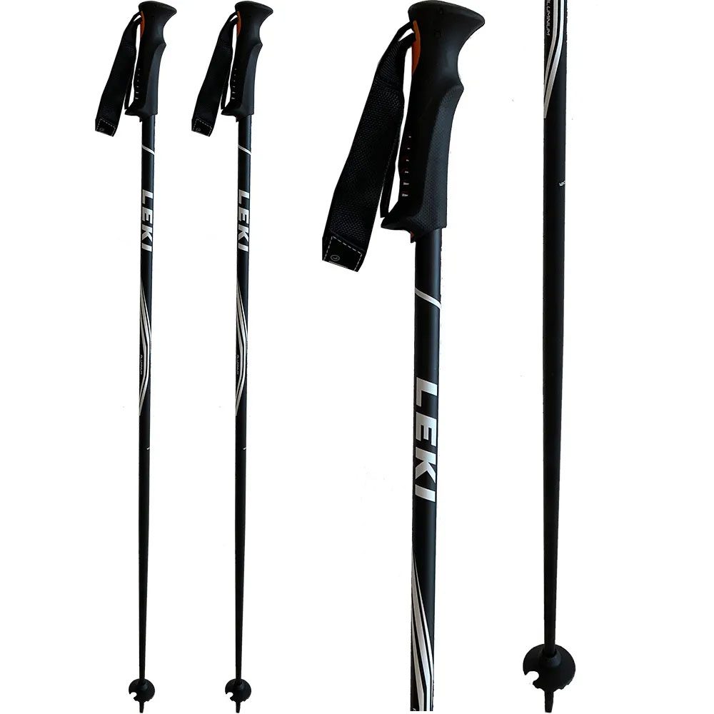 LEKI Switch Alpin Skistöcke schwarz
