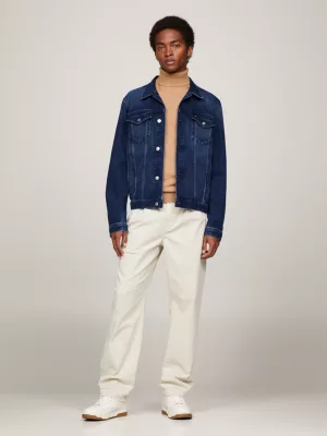 Jaqueta jeans estilo caminhoneiro