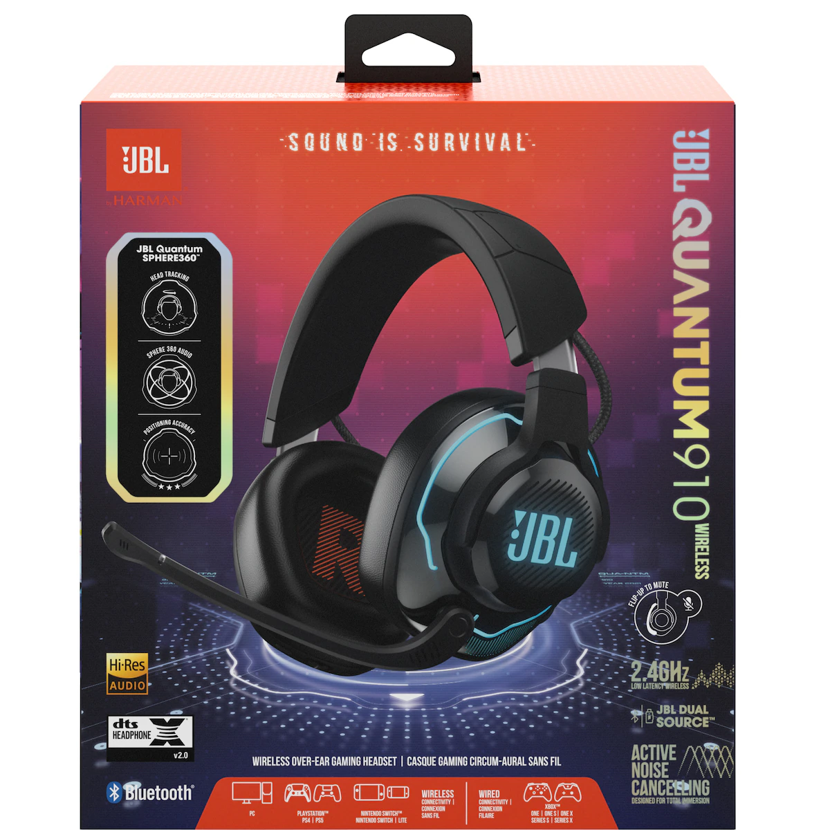 JBL Quantum 910 trådløst gaming headset