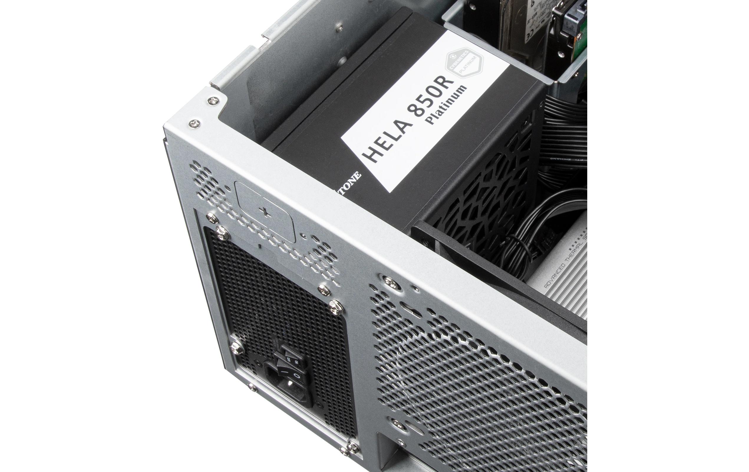 Gehäuse RM52<br>5HE-Rackmount-Servergehäuse mit zwei 360-mm-Lüftern und Flüssigkühlkompatibilität