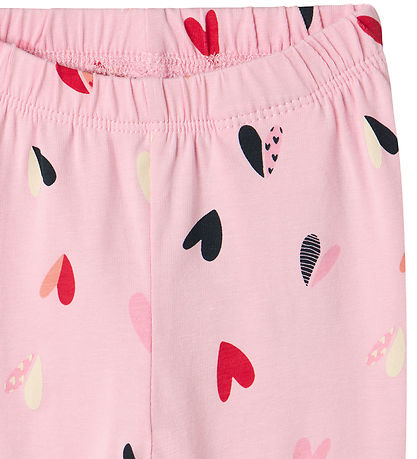 Name It Leggings - NbfOlivie - Roseate Spoonbill