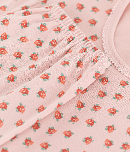 Pyjama manches courtes petite fille en coton