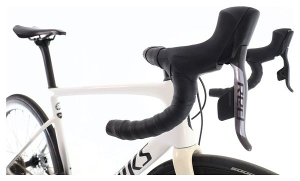 Produit reconditionné · Specialized Tarmac SL6 S-Works Carbone AXS 12V · Blanc / Vélo de route / Specialized | Très bon état
