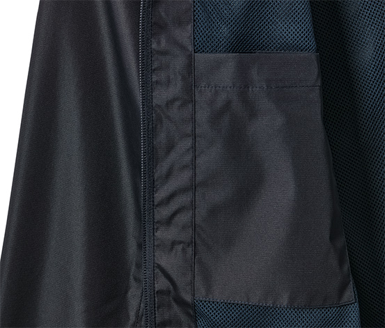 Unisex Regenjacke, dunkelblau