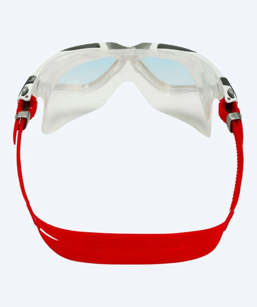 Aquasphere svømmemaske - Vista - Hvid/rød (Mirror linse)