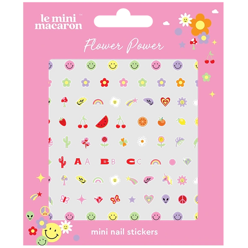 Le Mini Macaron Mini Nail Art Stickers - Party Pack (3 pack) (Limited Edition)