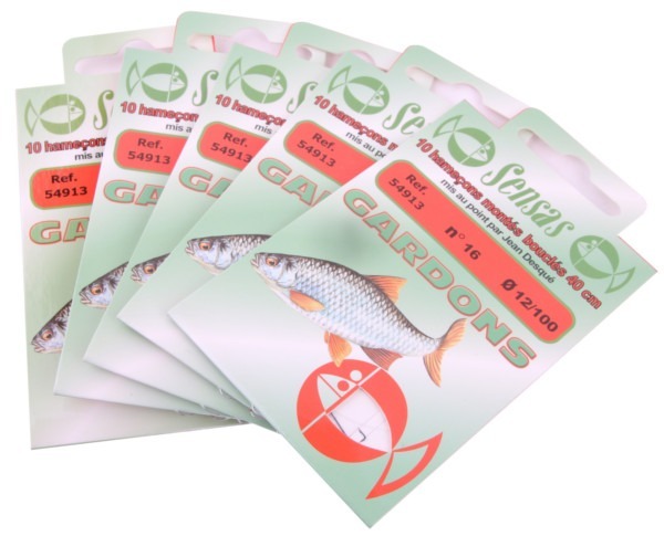 5 paquets de bas de ligne Sensas pour poissons blancs