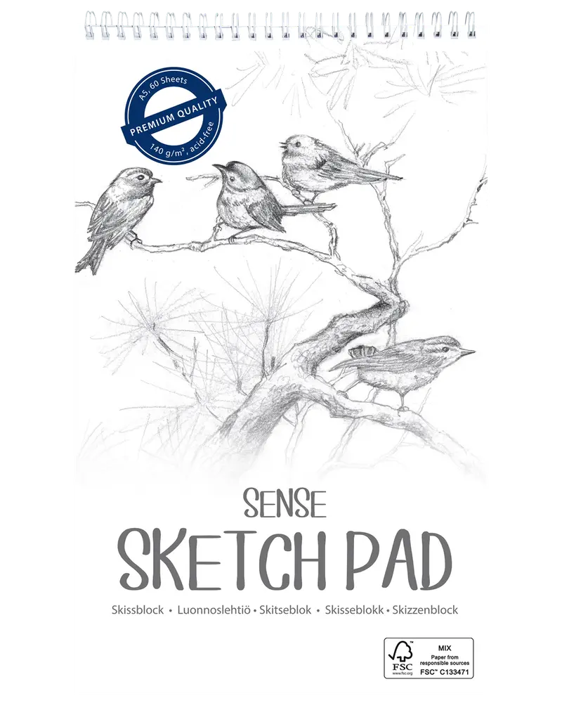 Sense Skitseblok A5