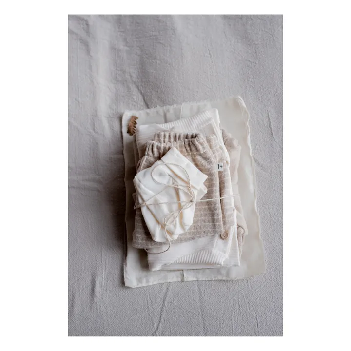 1+ in the family Chaussons Coton Bio Tito | Ecru