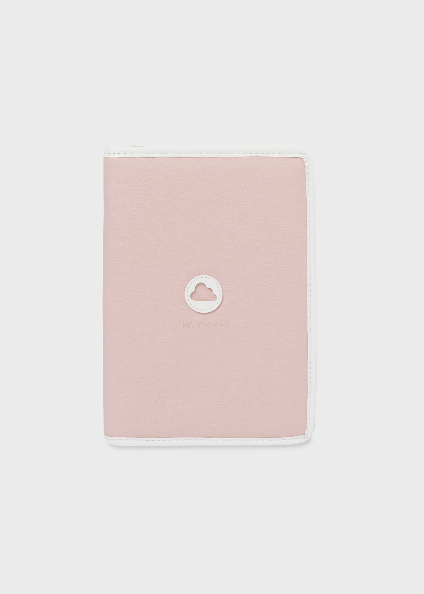 Porta-documentos com detalhes do logotipo do bebê