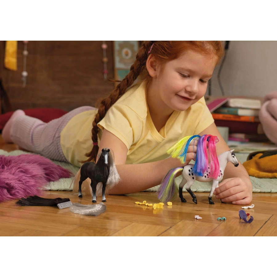 schleich® Haare Beauty Horses Rainbow 42654