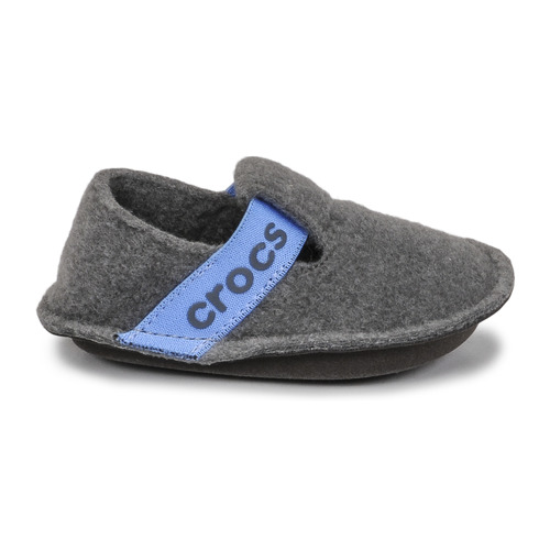 Crocs - CLASSIC SLIPPER K - Gris / Bleu