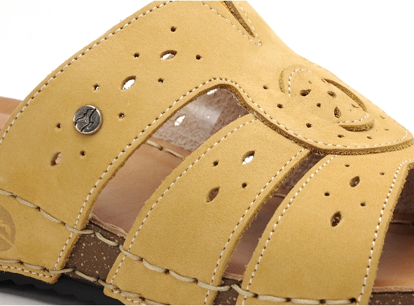 Flyflot mules et sabots plats femme flebo jaune