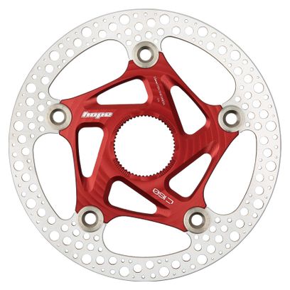 Disque Hope RX Flottant CenterLock Rouge