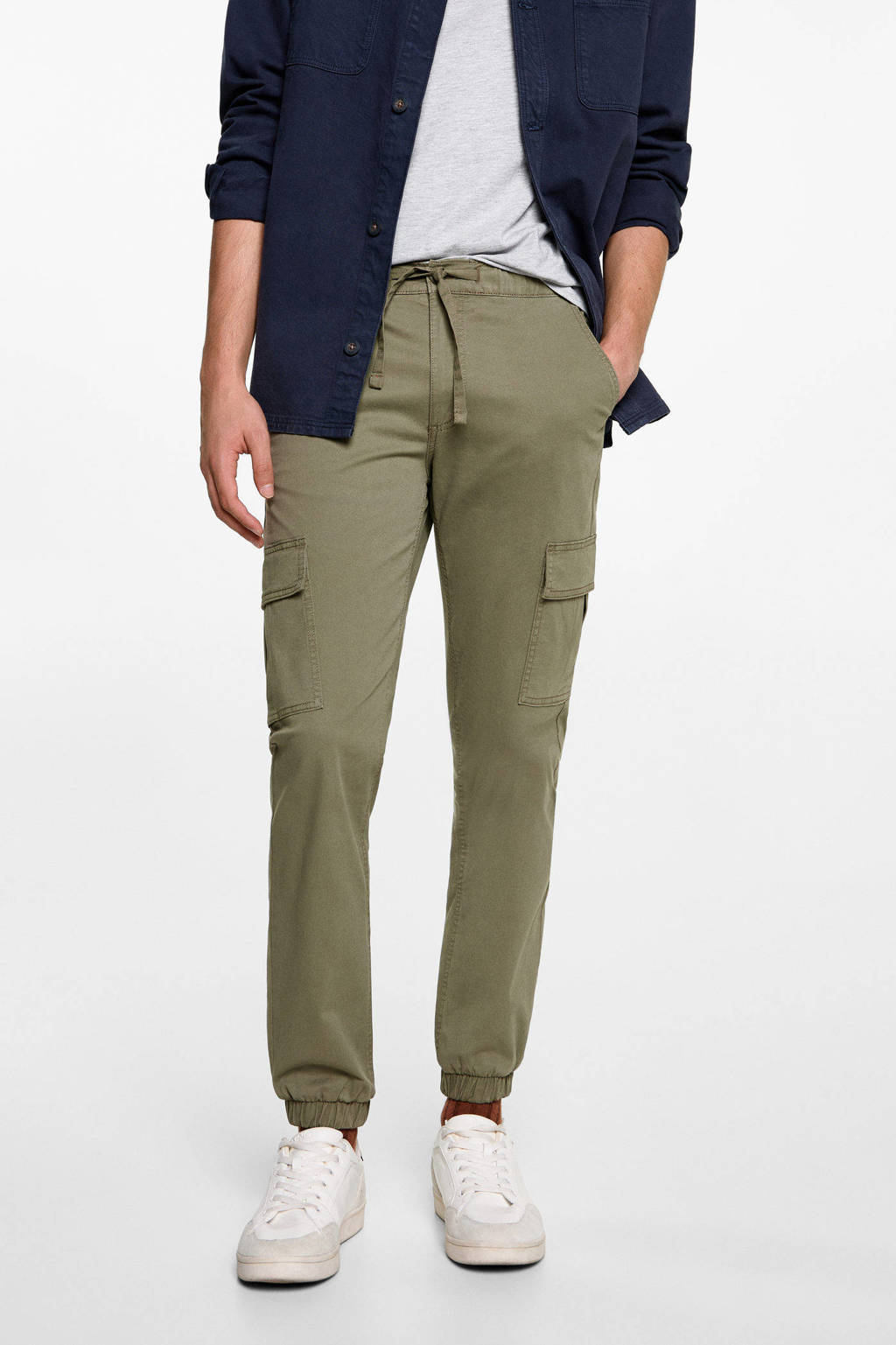 MANGO TEEN cargo broek groen