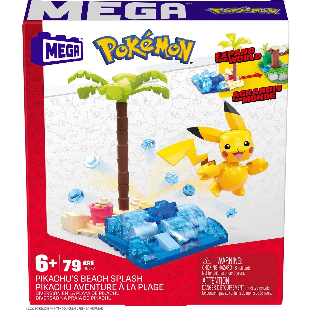 Pikachu aventure à la plage