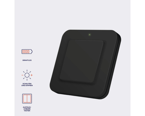 Trust Smart AWST-9000 wandschakelaar, zwart