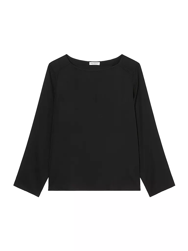 MARC O'POLO Blusenshirt  schwarz