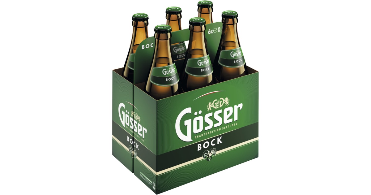 Gösser Bock Tray 6x 0,5 Liter (Mehrweg)