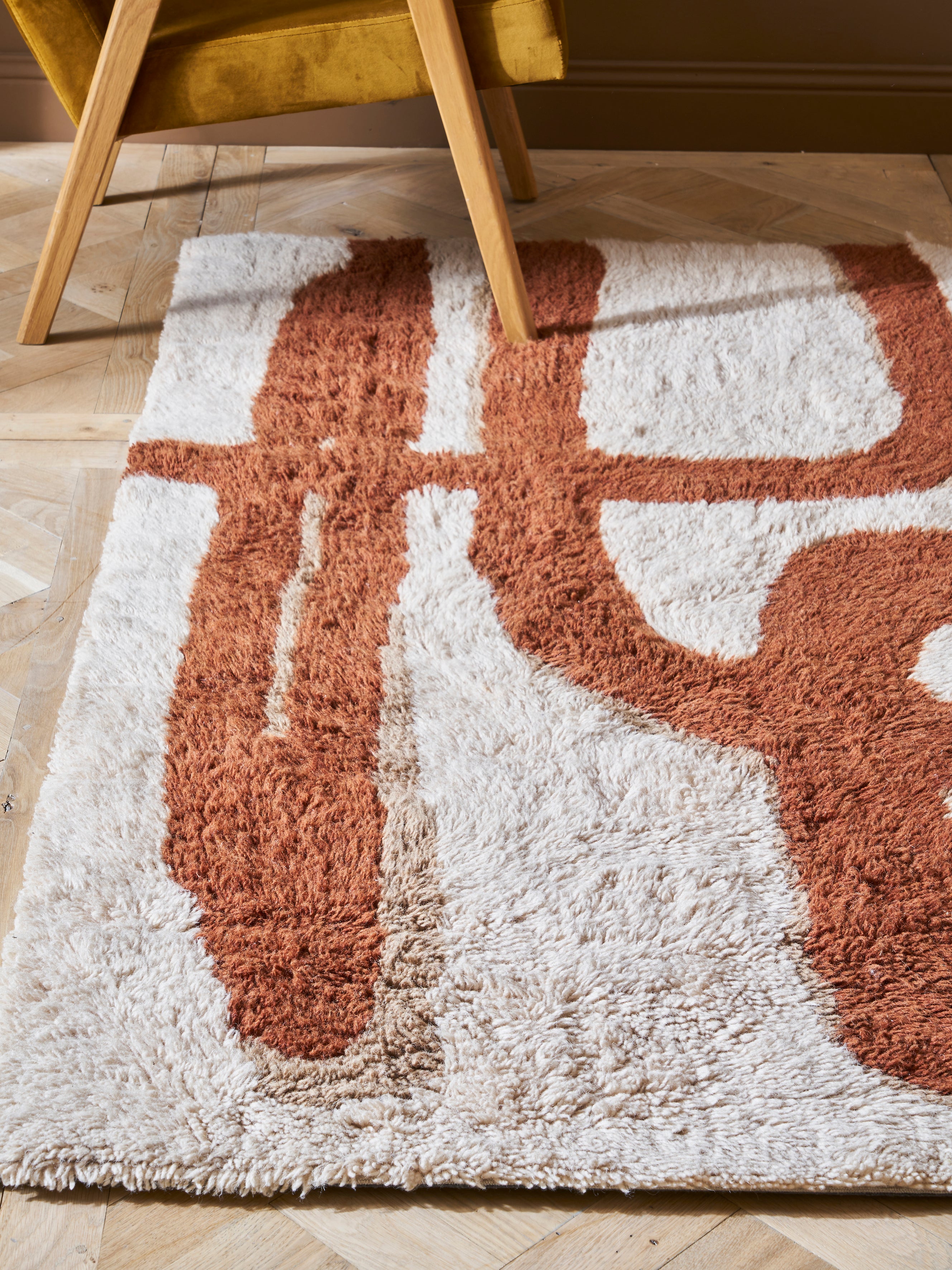 Collection exclusive Cyrillus X Homata - Tapis tufté en laine TABAH