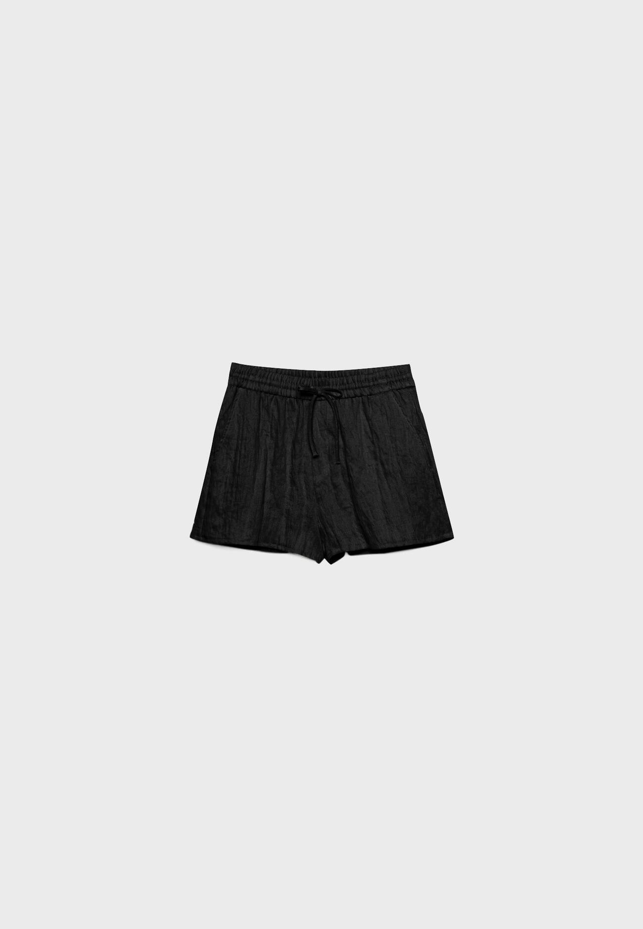 shorts rústicos fluidos