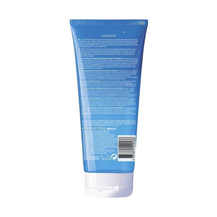 La Roche Posay Effaclar schäumendes Reinigungsgel, 300 ml