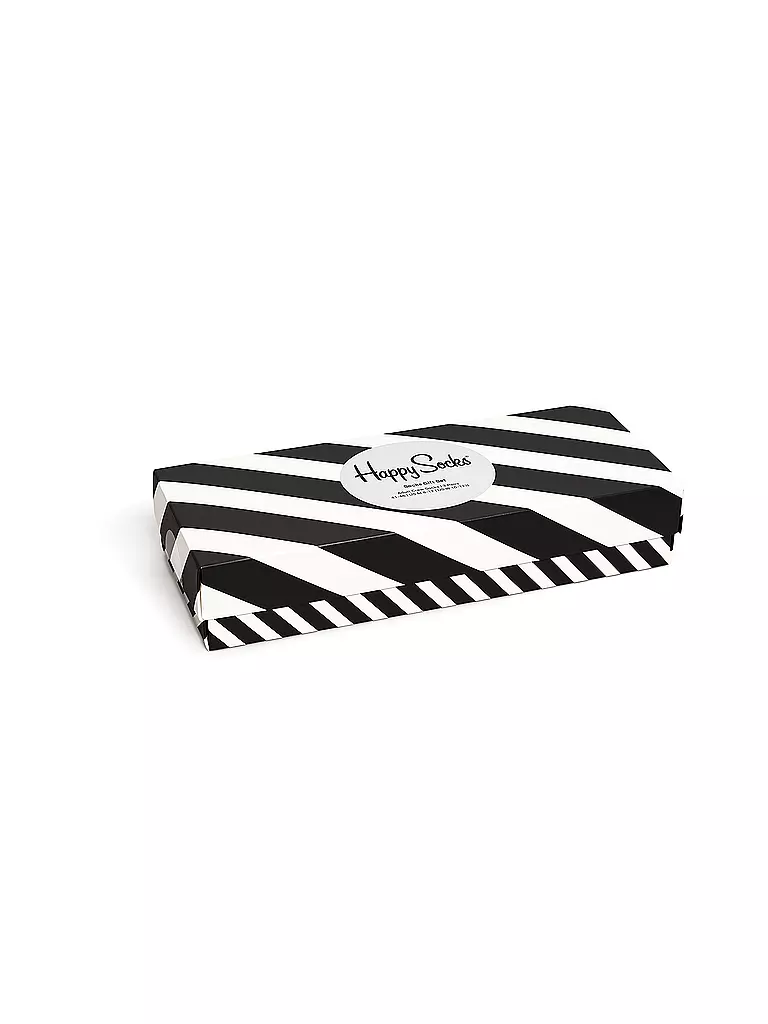HAPPY SOCKS Damen Geschenkset 4-er Pkg. BLACK&WHITE 36-40 black schwarz
