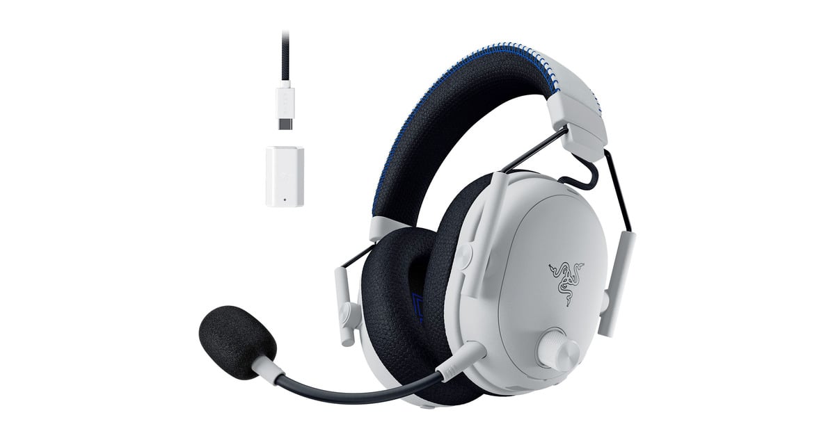 RazerRazer BlackShark V3 Pro for Playstation over-ear gaming headset  (Wit/zwart)