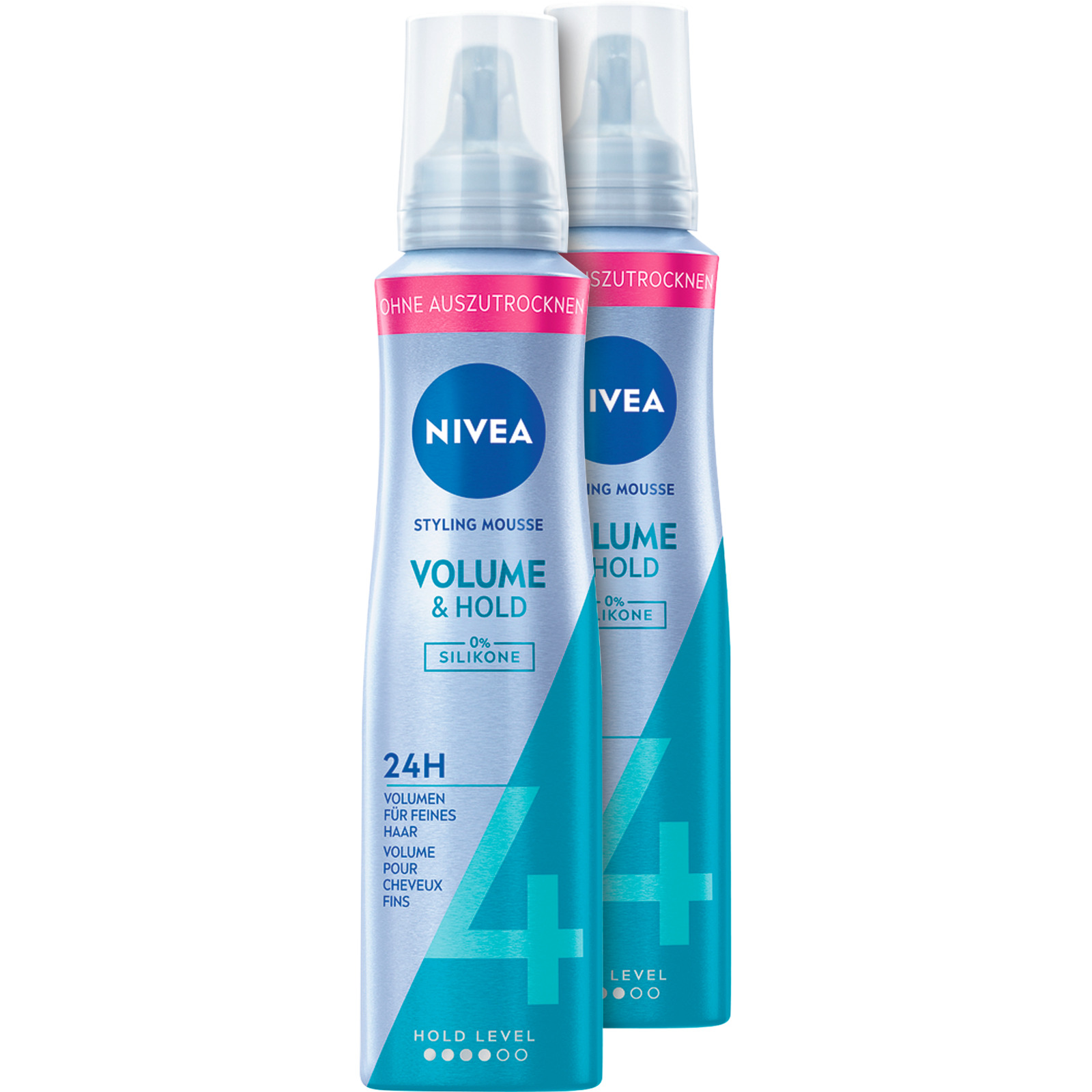 Nivea Volumen Pflege Styling Mousse 2 x 150 ml