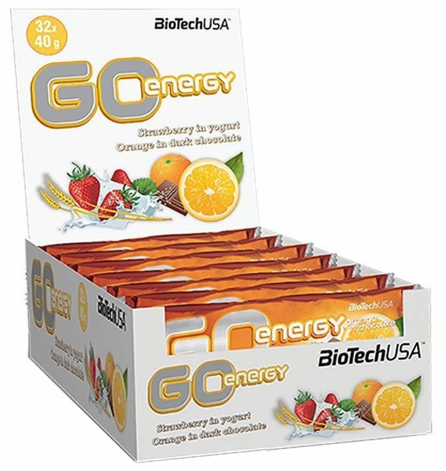 Barra energética Biotech USA Go Energy Bar 40 g