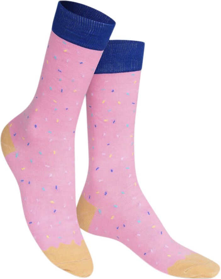 Eat My Socks Strømper - Joe's Donuts Strawberry Multi