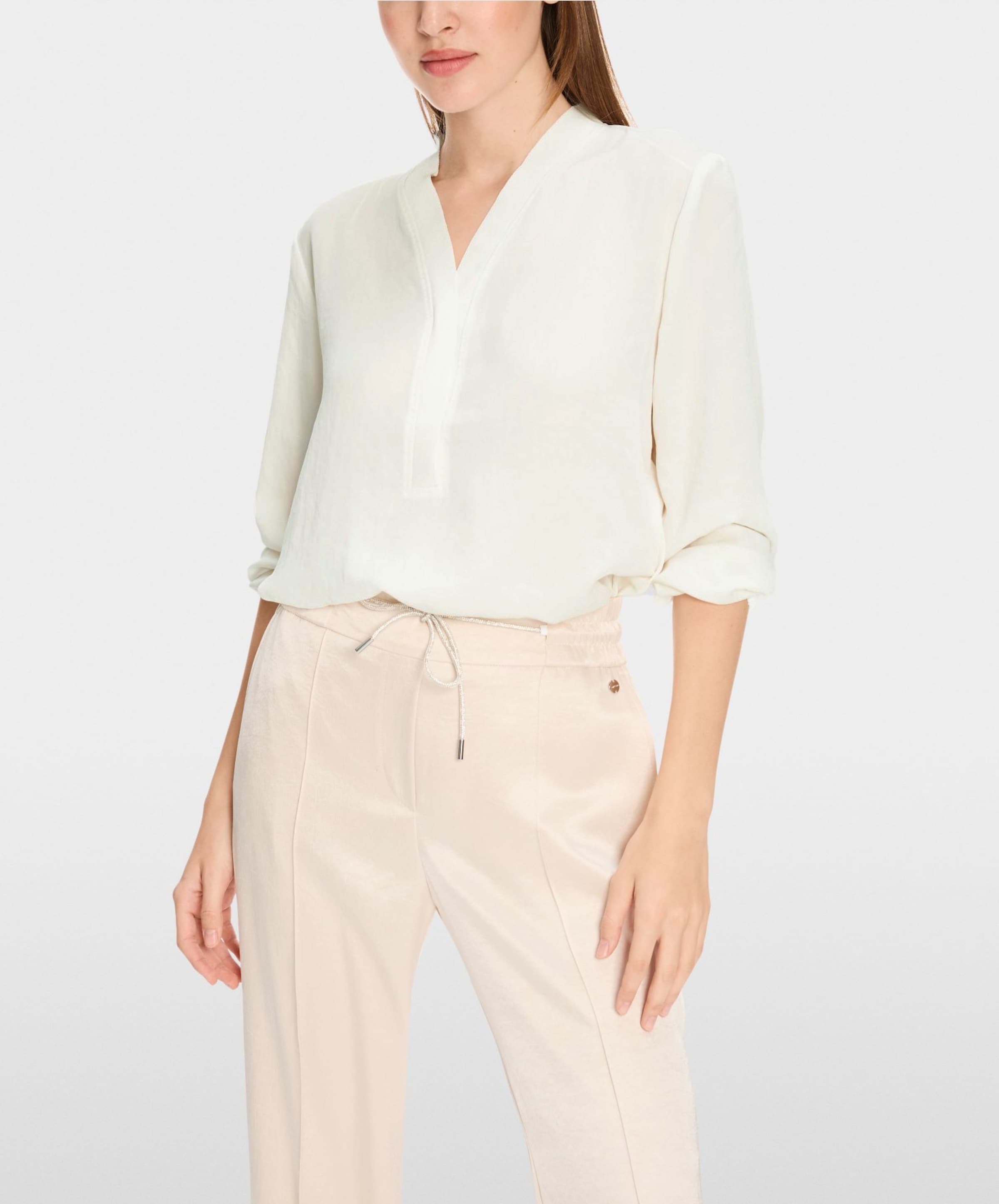 Marc Cain Essentials Dames blouse ecru