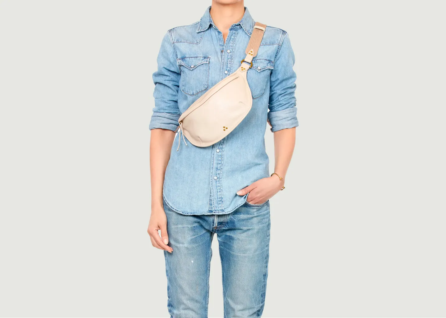 Sac banane en cuir grainé Stan Jérôme Dreyfuss
