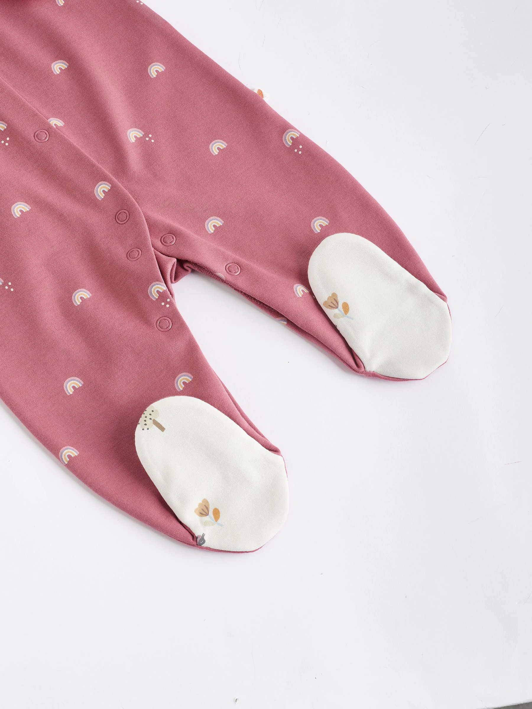 Pastel met tekenfiguurtjesprint - Set van 5 babypyjama's (0-2jr)