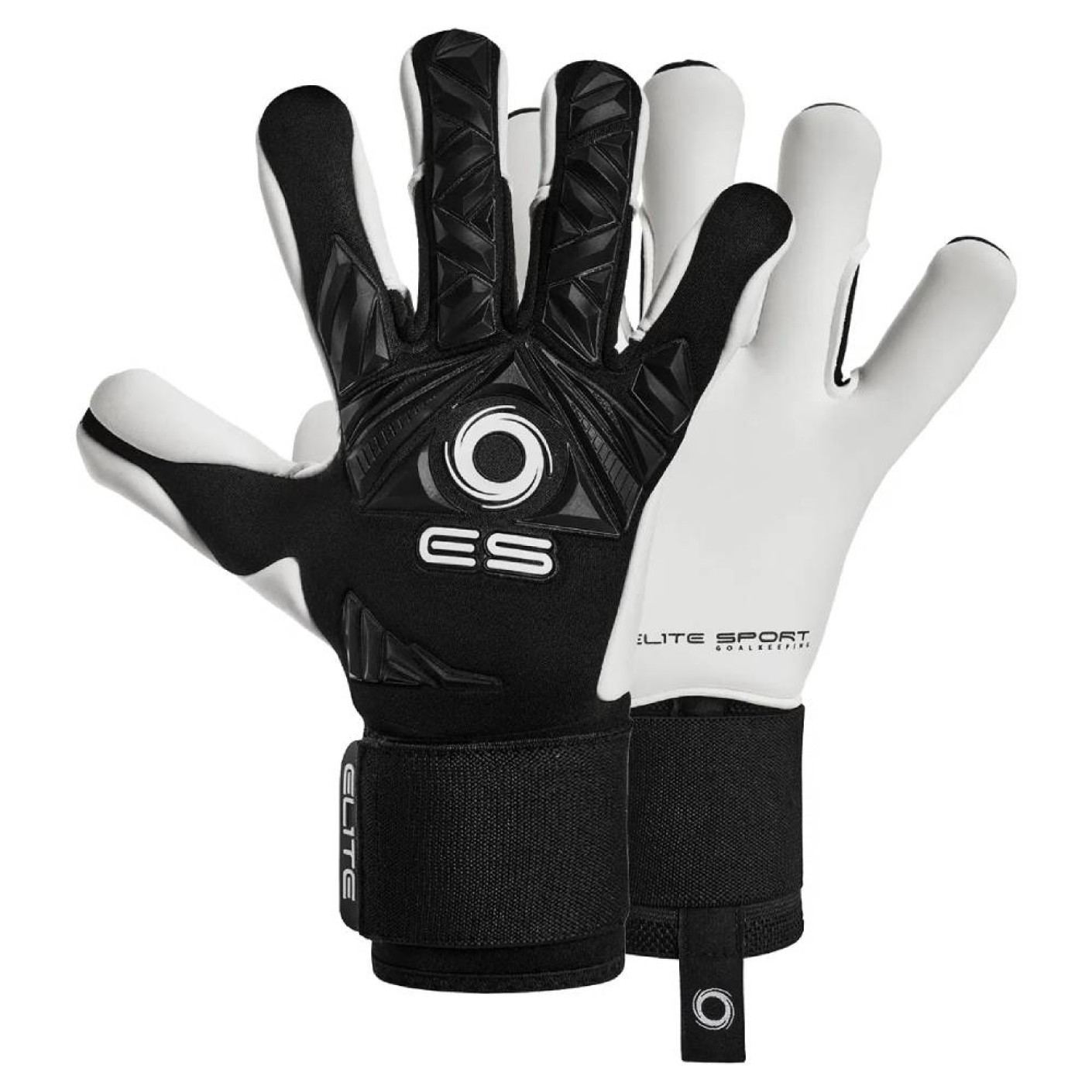 Elite Sport Neo Revolution II Combi Keepershandschoenen Zwart Wit Zwart