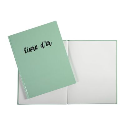 Exacompta Aquarel - Livre d'or 27 x 22 cm - vert
