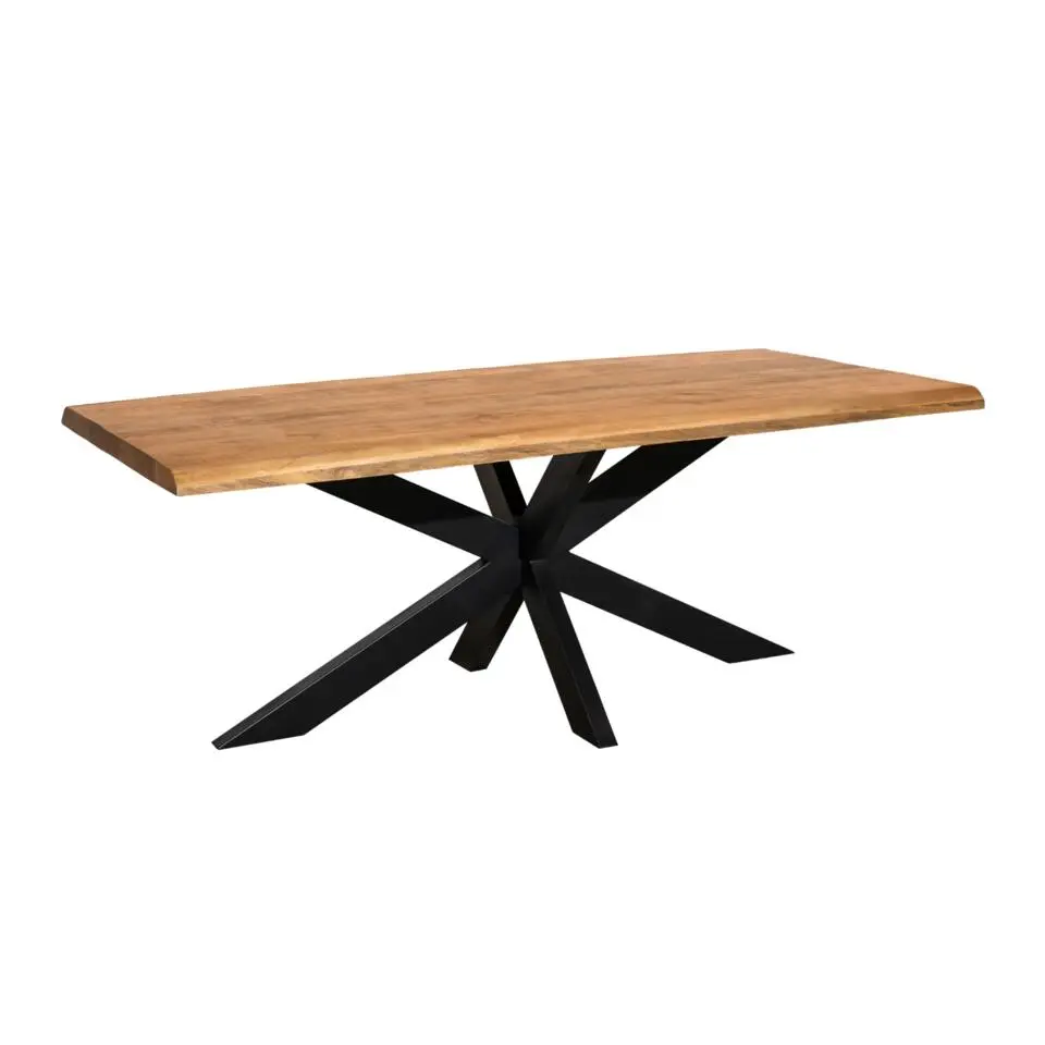 Starfurn - Boomstamtafel Denver - Bruin - 100x200x76 cm