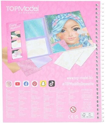 TOPModel Stick & Shine Fargeleggingsbok