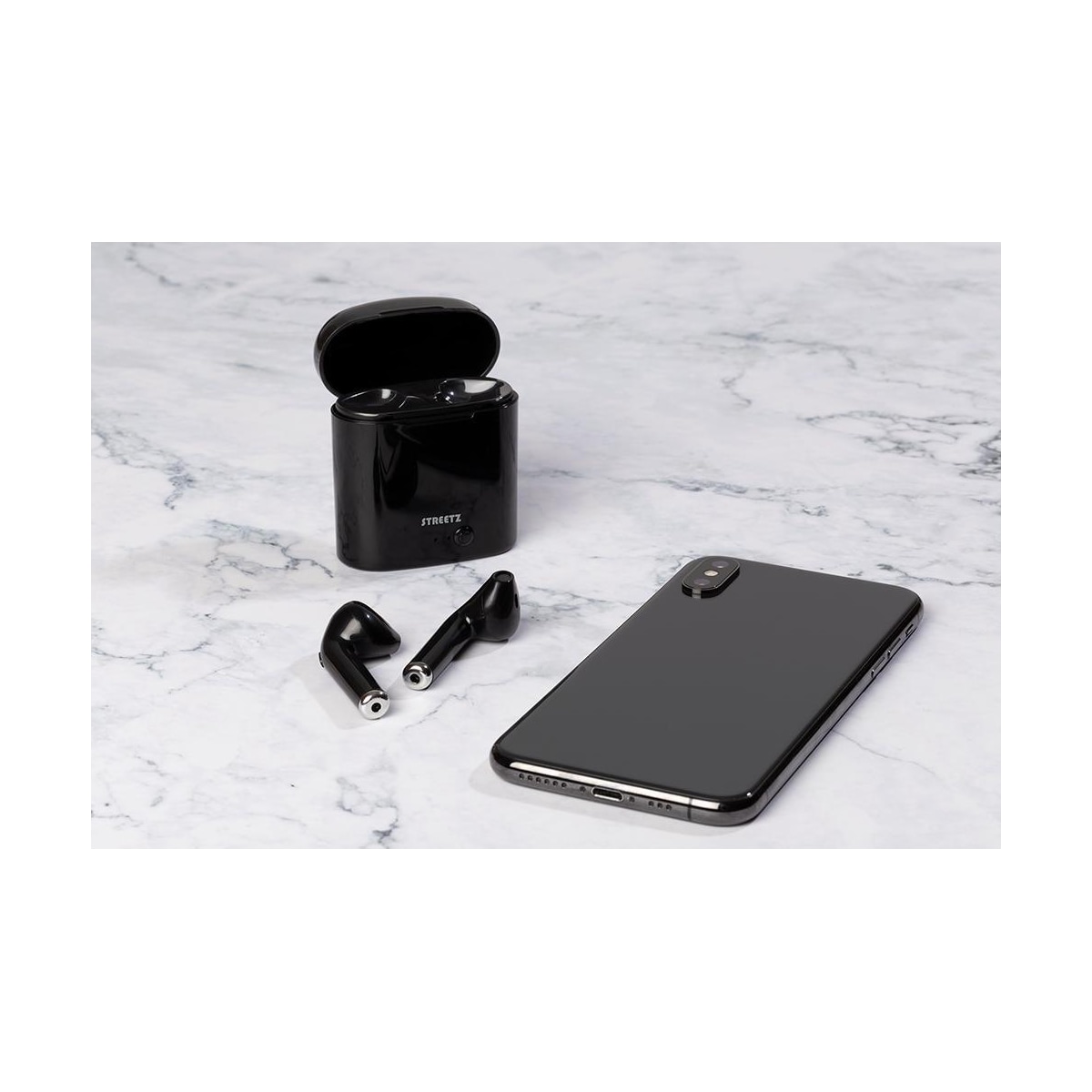 T50 True Wireless Grand semi-in-ear, 350 mAh case, black
