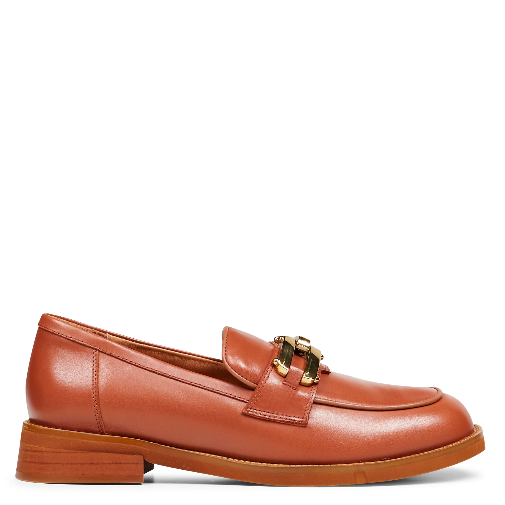 RIU - Mocassins en cuir| Marron