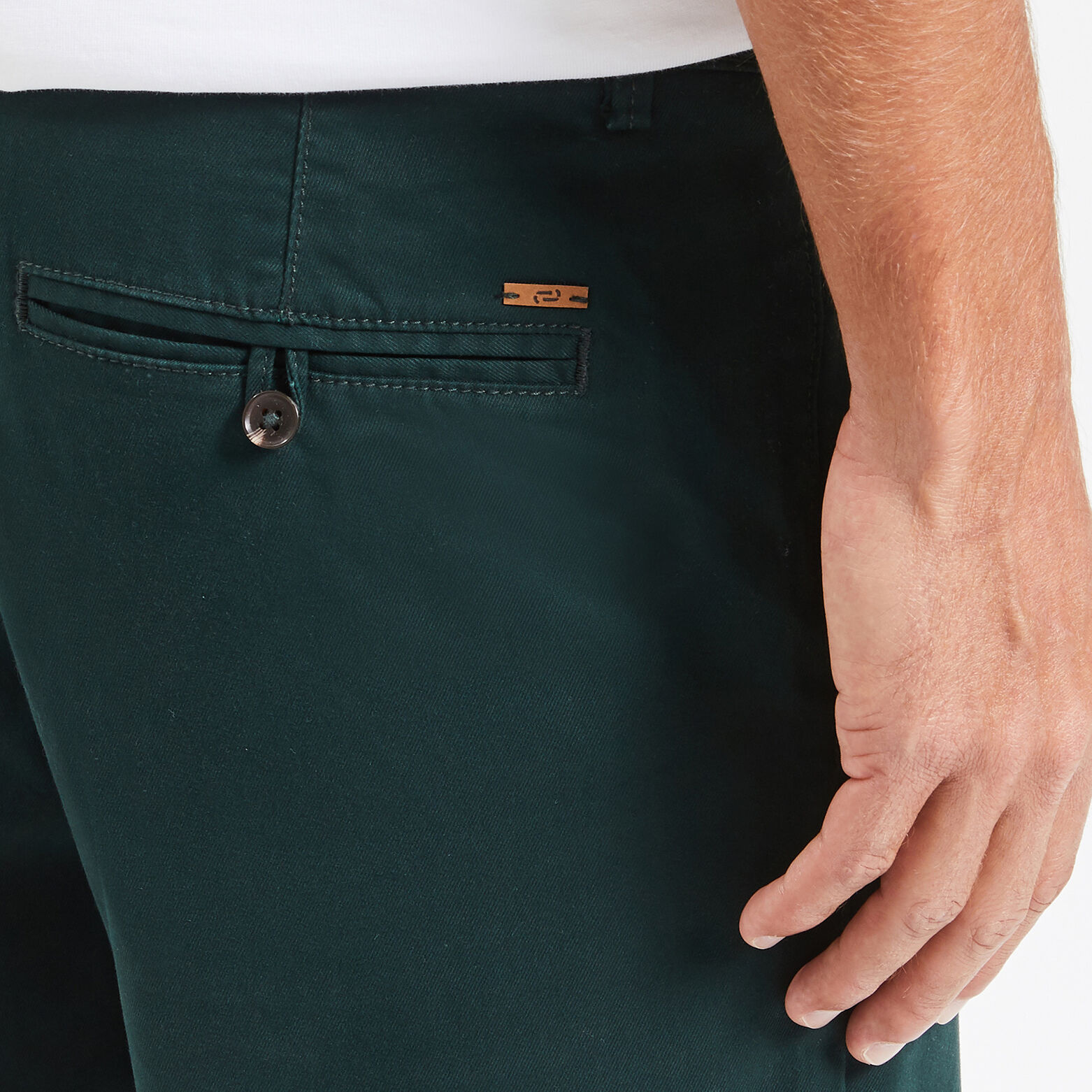 Pantalon chino regular 'le parfait by JULES' Vert